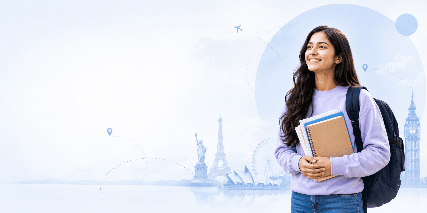 Study abroad consultants hero artwork